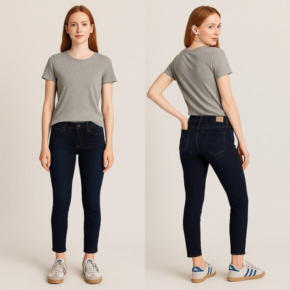 AMERICAN EAGLE๐ฆ
Womenโs Low-Rise Dark Wash Cropped Jeggings ๐โจ Size 0 - Picture 4 of 16